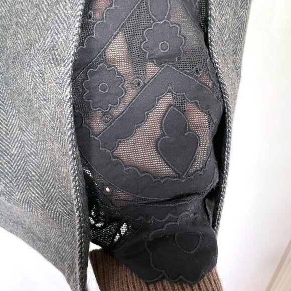 NEW WITH TAGS Sea New York Grey Wool Lucas Suiting Skirt Size US 2 - Picture 5 of 8